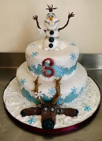 Frozen cake - Cake by Storyteller Cakes