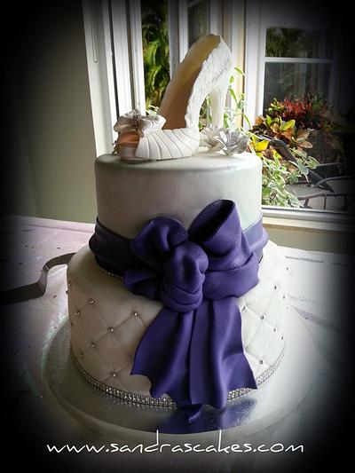 Lauren's Bridal shower - Cake by Sandrascakes