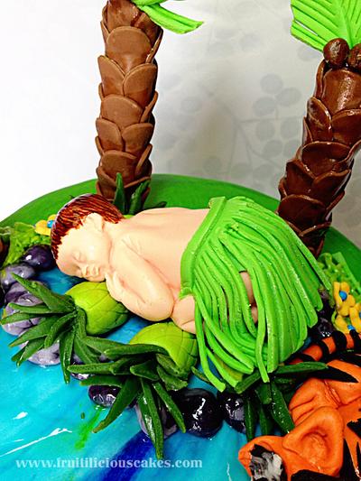 Baby in a Hula!! - Cake by Fruitilicious Creations & Cakes