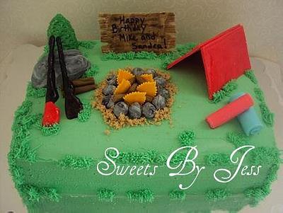 Camping Cake - Cake by Jess B