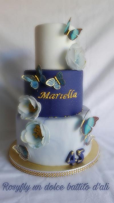 Mariella's cake  - Cake by Rosyfly un dolce battito d'ali