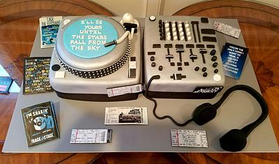 DJ Turntable Cake - Cake by Pastry Bag Cake Co