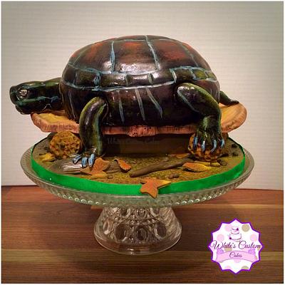 Skateboarding Turtle - Cake by Sabrina - White's Custom Cakes 