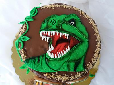T-Rex cake  - Cake by Nadi Ivanova 