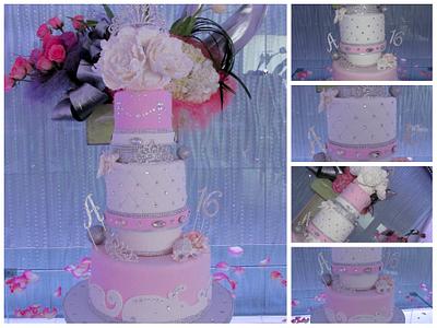 Sweet sixteen fairy tale cake - Cake by Cakes by Salpie