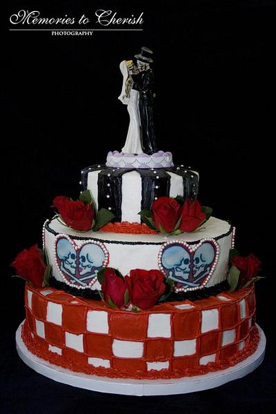 Crybabyesque Wedding - Cake by Tiffany Palmer