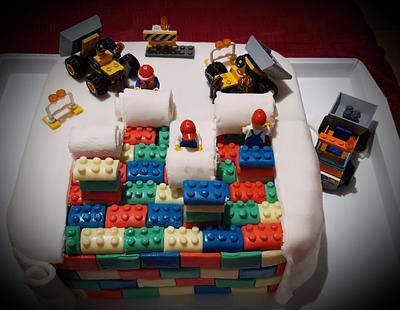 Lego cake - Cake by Workwithlove38