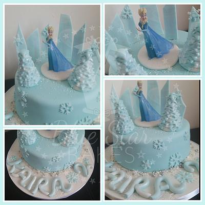 Frozen Cake - Cake by Shelley BlueStarBakes