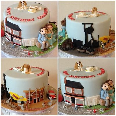 Tickety Boo Storyboard - grandad's life - Cake by Tickety Boo Cakes