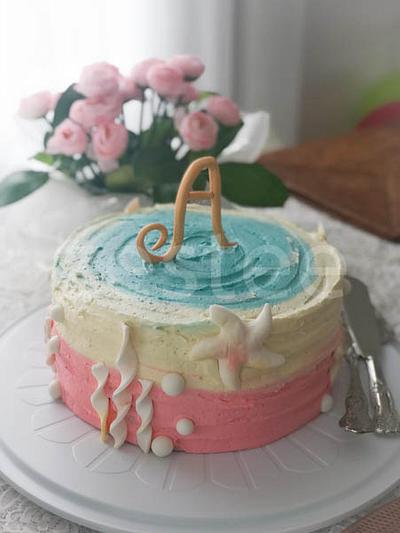 girly ocean cake - Cake by Rachel