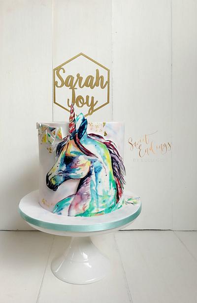 Artsy Unicorn - Cake by Lulu Goh