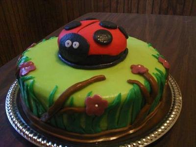Lady Bug  - Cake by Heather