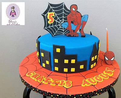 Spiderman cake  - Cake by elenasartofcakes