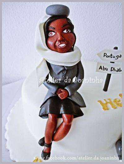Departing for Abu Dhabi  - Cake by Joana Guerreiro