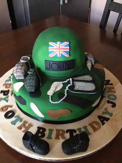 Army theme cake - Cake by Veronika