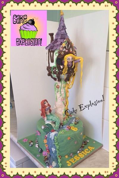 3D Rapunzel Tower cake - Cake by Cake Explosion!