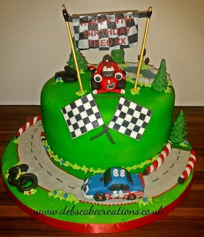 Roary The Racing Car - Cake by debscakecreations