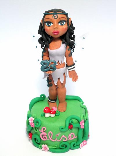 Fairy cake topper inspired by Les Alpes collection - Cake by Isabella Coppola 