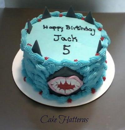 Oh, the shark has pretty teeth, dear and it shows them pearly white.... - Cake by Donna Tokazowski- Cake Hatteras, Martinsburg WV
