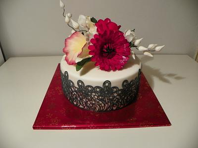 with flowers - Cake by Zdenek