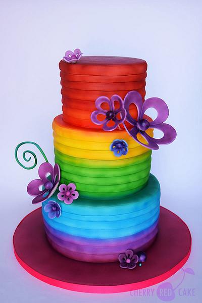 Rainbow cake - Cake by Cherry Red Cake