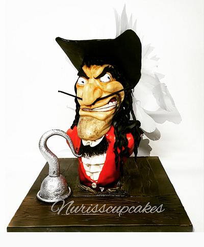 Cake Sculpture Garfio (Peter Pan) - Cake by Nurisscupcakes