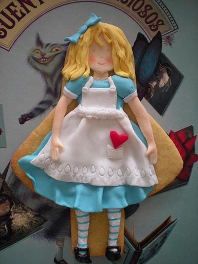 Alice in Wonderland - Cake by Lorena Biscuits