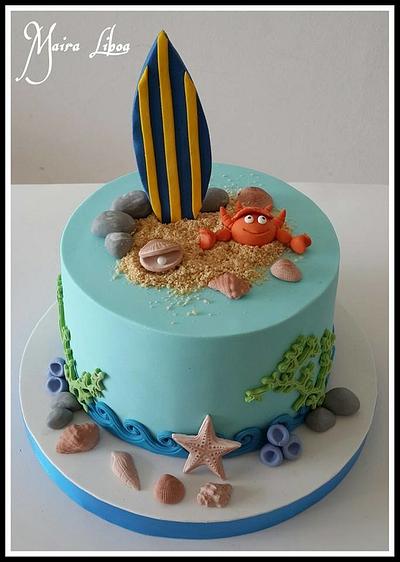Beach - Cake by Maira Liboa