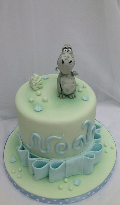 Noah's cute Dinosaur cake - Cake by Samantha's Cake Design