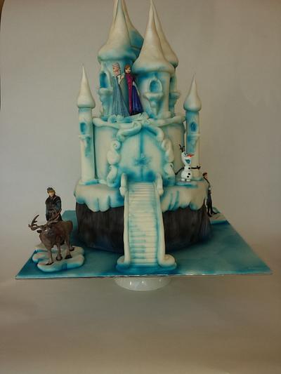 Frozen Castle - Cake by The cake shop at highland reserve
