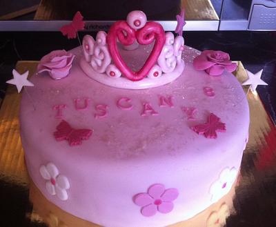 Princess tiara cake  - Cake by Michelle