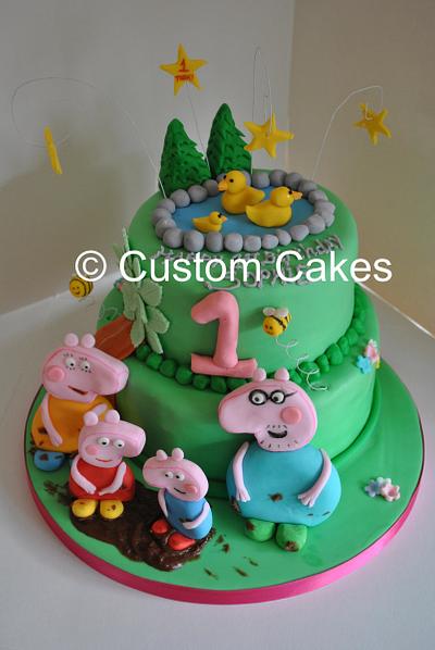 Peppa Pig - Cake by Custom Cakes