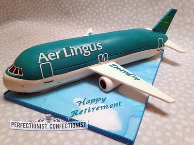 Deirdre - AerLingus Retirement Cake - Cake by Niamh Geraghty, Perfectionist Confectionist