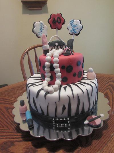 40th Birthday Cake - Cake by Laura 