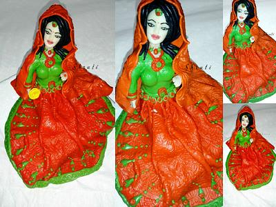 Traditional Indian Girl  - Cake by ShrutisCakeAddiction