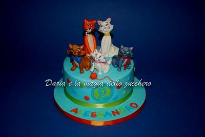 Aristocats cake - Cake by Daria Albanese