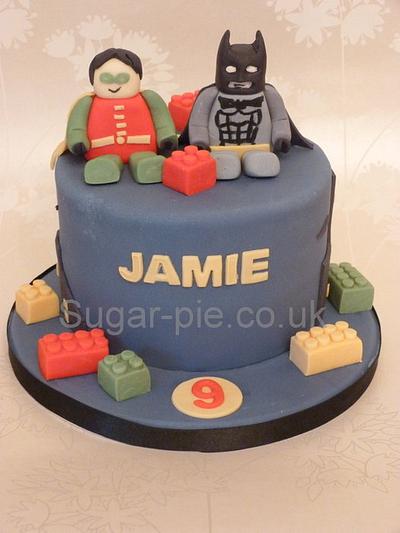 LEGO batman & robin - Cake by Sugar-pie
