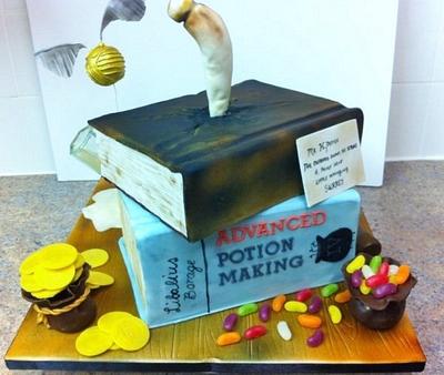 Harry Potter Book Cake - Cake by Lisapeps