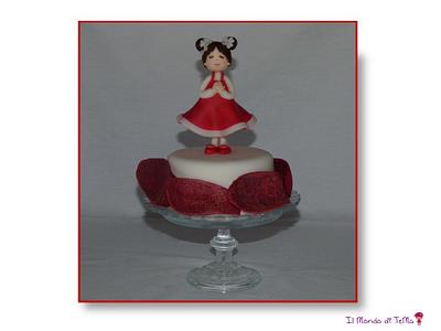 Christmas girl - Cake by Il Mondo di TeMa