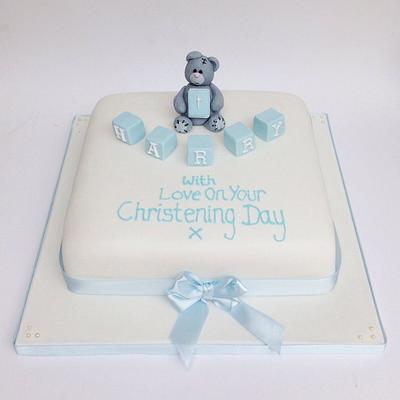 Christening Cake - Cake by Claire Lawrence