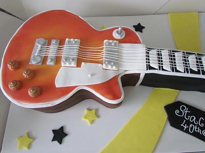 Les Paul Guitar - Cake by Lesley Southam