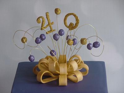 40th birthday cake - Cake by Natalie Wells