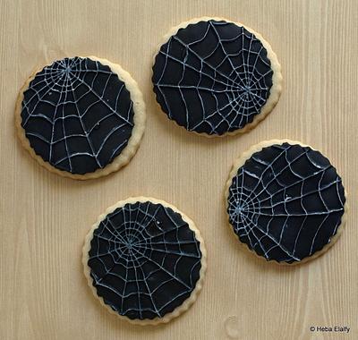 Spider web cookies - Cake by Sweet Dreams by Heba 
