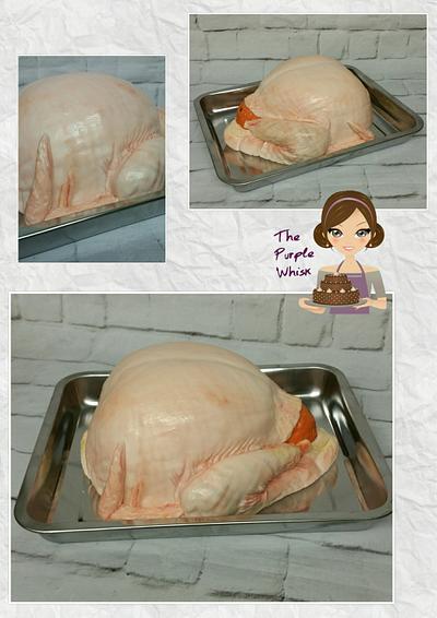Oven ready Turkey cake - Cake by Rachel The Purple Whisk 