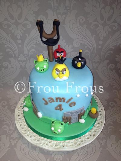 Angry Birds  - Cake by Frou Frous Cakes