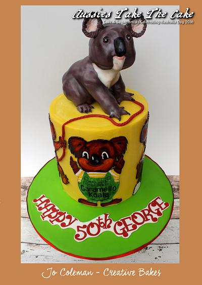 Aussie Takes the Cake - Caramello Koala is 50!!!! - Cake by Jocolate