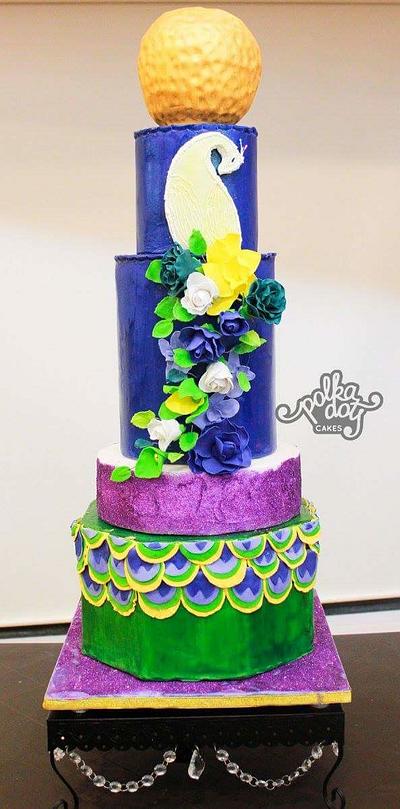 Peacock-Flair - Cake by Yums Cravings