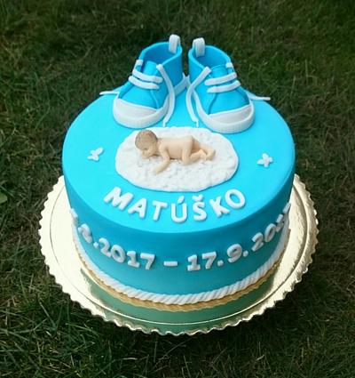 Christening cake for boy - Cake by AndyCake