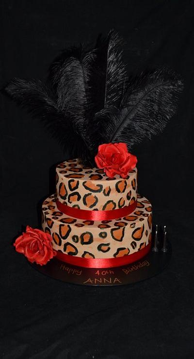 leopard cake - Cake by Sue Ghabach