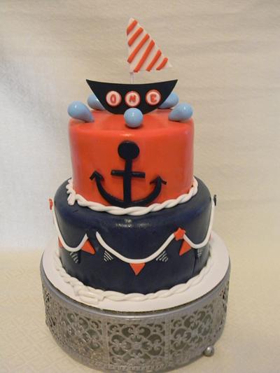 Nautical Birthday Cake - Cake by LadyCakes